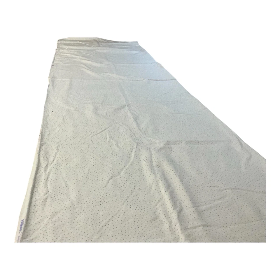 Moda Cotton Flannel Kidstuff more Basic-ally Baby White with Purple Pindot 2 yds - Image 2 of 4