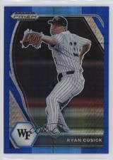 2021 Panini Prizm Draft Picks Blue & Carolina Hyper Ryan Cusick #PDP24 0i4k