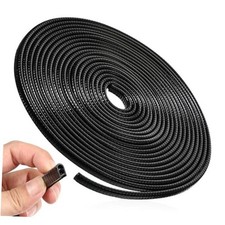 65Ft 20M Door Edge Guard Black Car Door Edge Protector, PVC U Shape Trim with