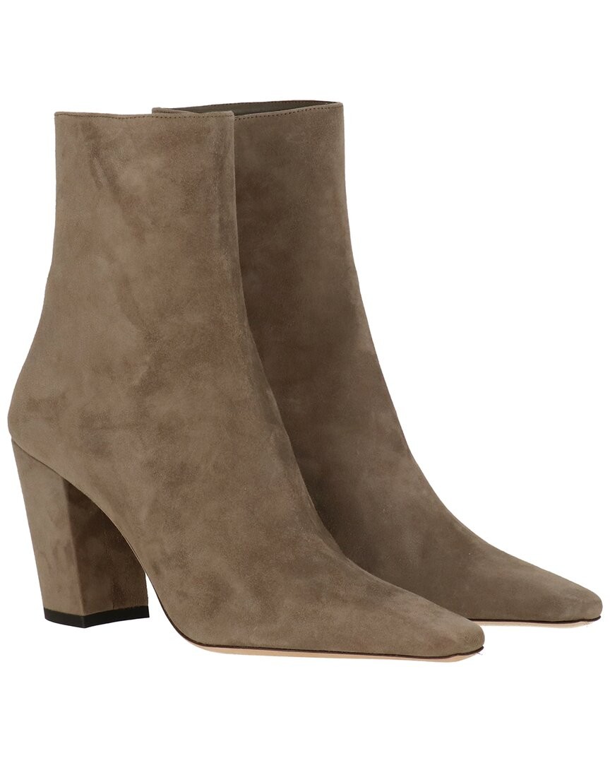 Jimmy Choo Zadie 85 Leather Bootie Womens Brown 365 90790₽