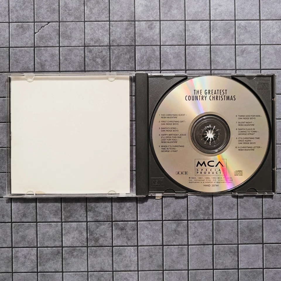 The Greatest Country Christmas Vol. 2 - Reba, George Strait (CD, 1993) EXCELLENT Foto 2 de 3