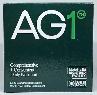 AG1 5 Single Serving Travel Packet Supplement Pouches