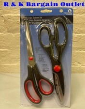 Twin Pack Set 8 Helping Hand FQ20517 Scissors Stainless Steel