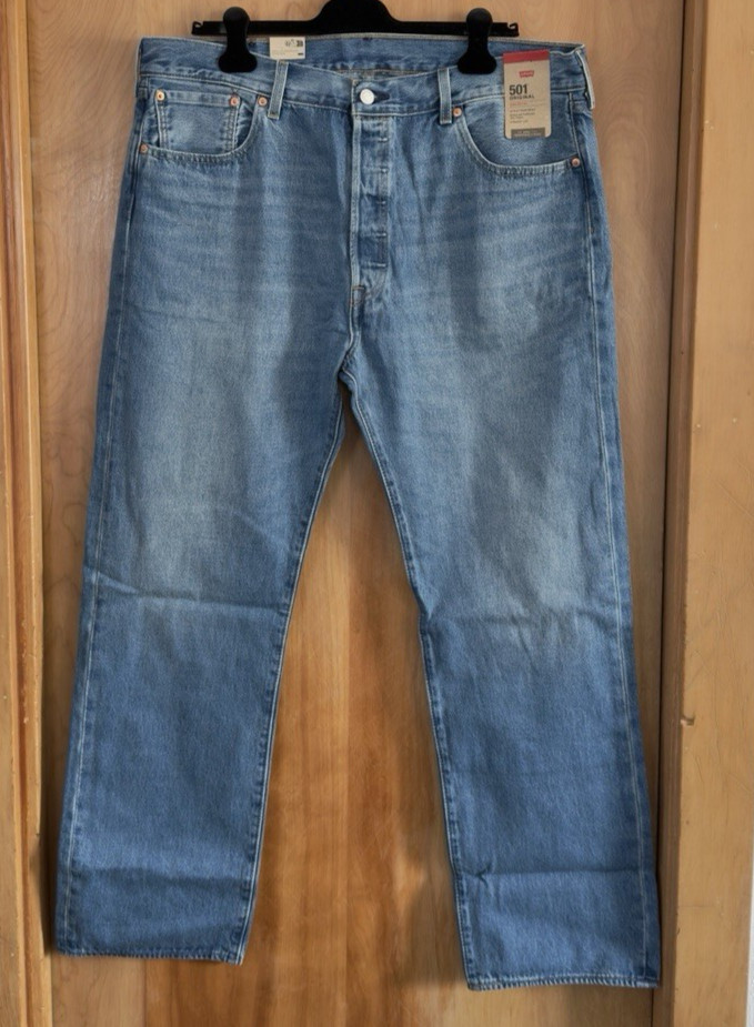 Levi's Men's 501 Original Fit Jeans 100% Cotton On My Radio Med. Wash 40x32 NWT thumbnail 3