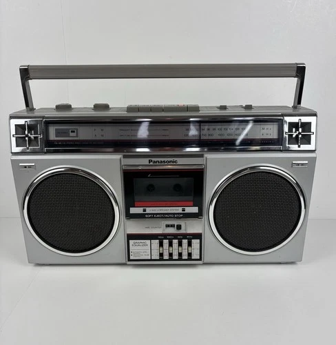 Vintage Panasonic RX-4975 AM/FM Stereo Cassette Boombox Graphic EQ Japan (Read)