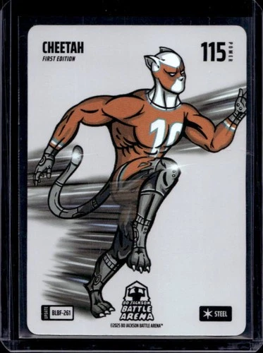 2025 Bo Jackson Battle Arena Update 1st Edition Cheetah Steel #BLBF-261
