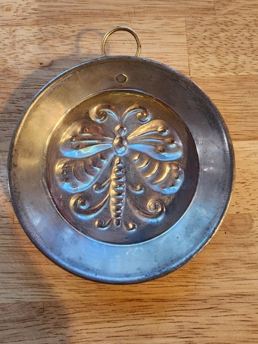 Vintage Copper Molds Sweden Butterfly & Star Wall Hangings Lot of 2 - Picture 10 of 13
