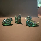 Fenton Green Carnival Farm Animal Lot. Bunny, Rooster and Duck