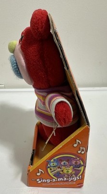 Set of 2 Fisher Mattel The Sing-a-ma-jigs Yellow/ Teal Works