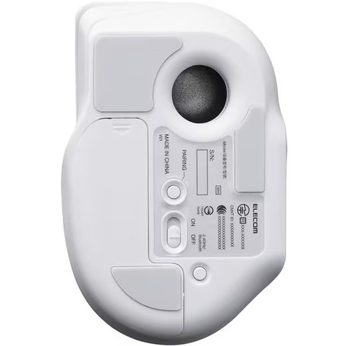 ELECOM bitra Index Finger Trackball Mouse 5 Button Wireless Compact Silent White - 第 14/16 張圖片