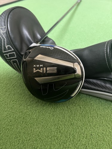 Taylormade Sim Max 9° Driver RH Regular Flex Ventus 6R Blue 45” w/ Headcover - Picture 2 of 16