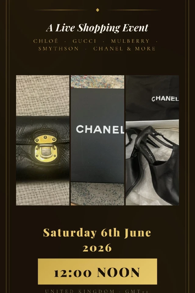 Ebay Live Luxury Designer Sale!