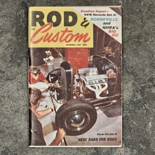 hot Rod & Custom Magazine 1960 Drag Racing How To 34 Pheaton 50 Chevy 39 Coupes