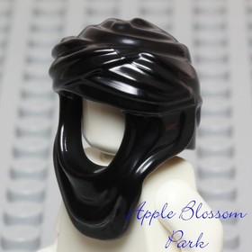 NEW Lego Minifig BLACK KEFFIYEH HEAD WRAP - Prince of Persia Headdress Hood 7573