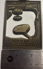 NEW from TPC Sawgrass 17th Island Green Metal Golf Bag Tag Home of The Players