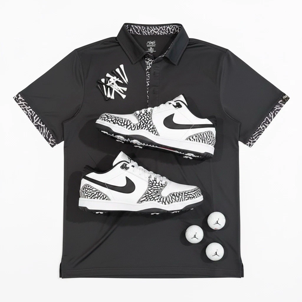 Air Jordan Elephant Print Performance Golf Polo by Flight Golf (Run Small)
Opens in a new window or