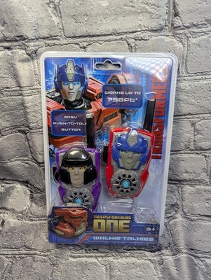 Hasbro 2024 Transformers One Walkie Talkies Easy push talk button NEW IN PACKAGE