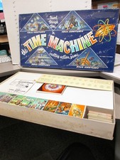 TIME MACHINE 1963 board game,space station rocket atomic bomb,Lincoln COMPLETE