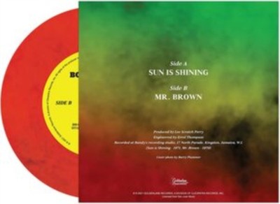 MARLEY - SUN IS SHINING RED MARBLE - New Vinyl Record 7 - D4z