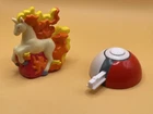 Vintage 1999 Pokemon Burger King Rapidash Toy With Launcher