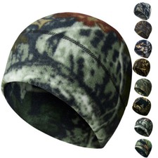 Military Tactical Skull Cap Winter Warm Fleece Windproof Hunting Beanie Hat Soft