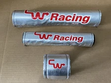 Older CW Racing Flite Silver Pad Set Vintage Bmx GT02515