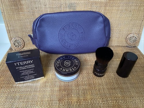 By Terry Hyaluronic Hydra Setting Powder Kabuki Brush & Makeup Bag Gift Set.