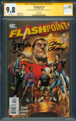 Flashpoint 4 CGC 9.8 2XSS Johns Kubert Shazam Variant Cover 10/11