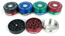 Small Pocket Size Metal Herb Spice Grinder 40mm 3 Piece Part Compartment