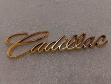 94 95 96 97 98 99-05 Gold Cadillac Eldorado Seville Deville Trunk Emblem