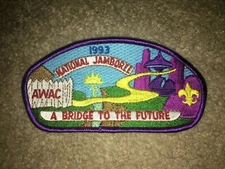 Boy Scout Anthony Wayne Area Purple BSA Council JSP 1993 National Jamboree Patch