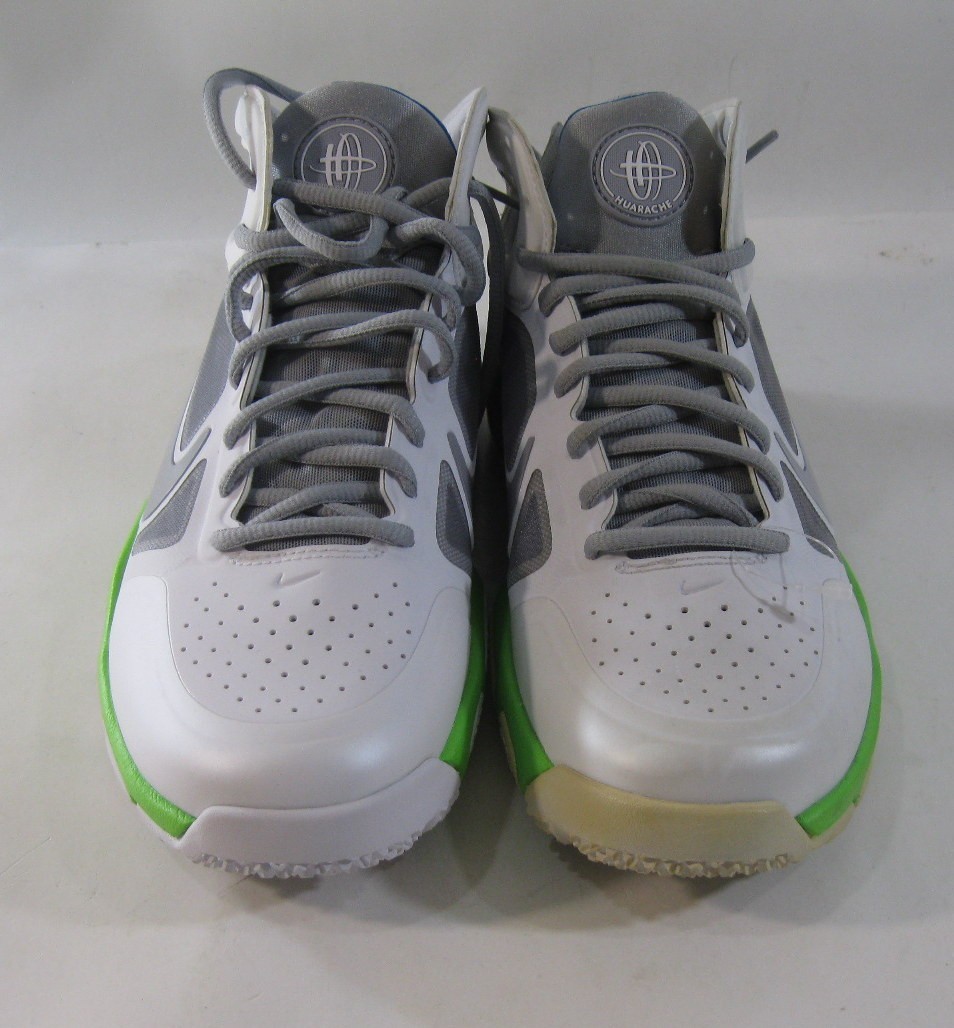 Nike Zoom Huarache 2 Sneaker White/Wolf Grey/Green/Blue 469850-104