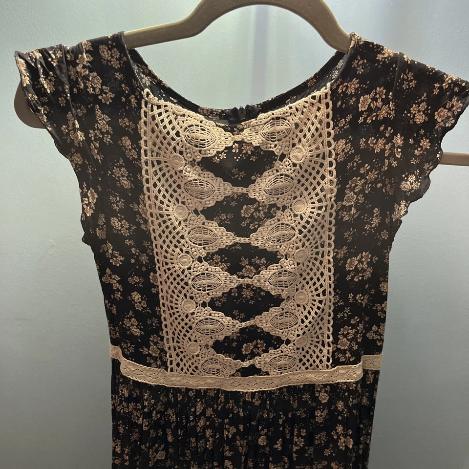 Joyfolie Mia Joy Girl Dress Long Floral Size 10 Formal Floral Worn Once Hippie - Image 2 of 4