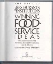 COOKING ,BEST RESTAURANTS & INSTITUTIONS , WINNING FOOD SERVICE IDEAS , 1994