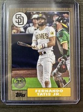 2022 Topps Fernando Tatis Jr. Gold 1987 Topps 35th Anniversary #19/75 SP