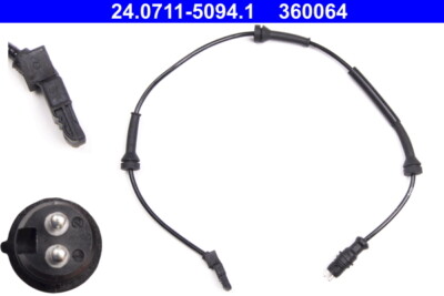 ATE 24.0711-5094.1 Sensor, Raddrehzahl für RENAULT