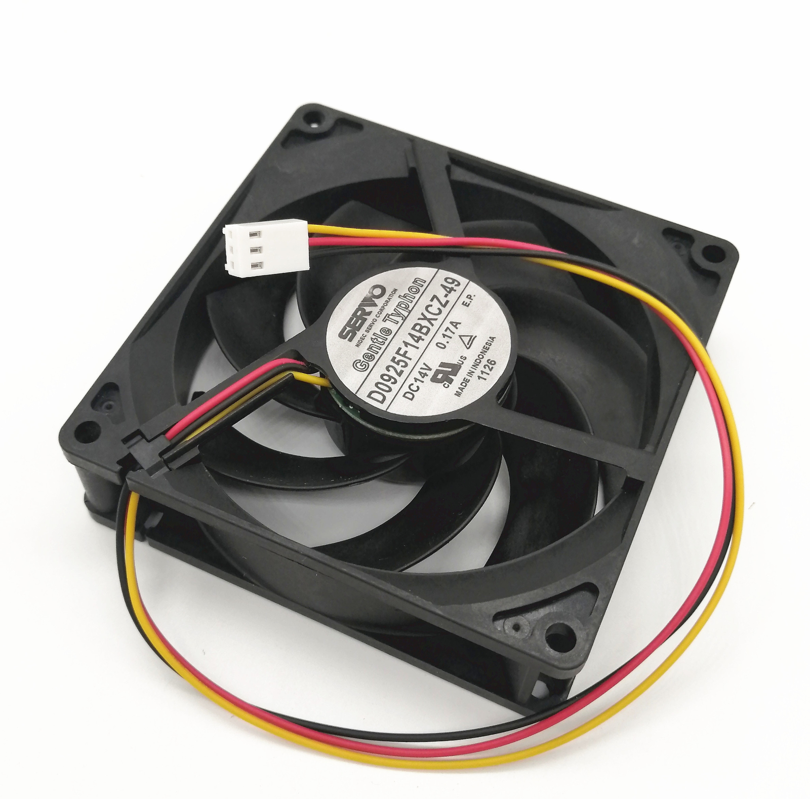 1pcs For SERVO GentleTyphoon 9CM 14V 0.17A 3-pin cooling fan 