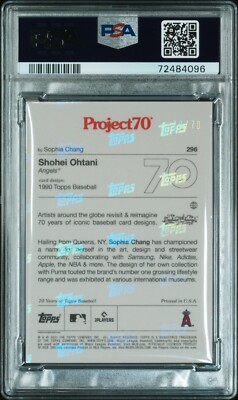 大谷翔平 Topps Project 296 RAINBOW REFRACTOR 大谷翔平 Topps Project 296 RAINBOW REFRACTOR - メルカリ