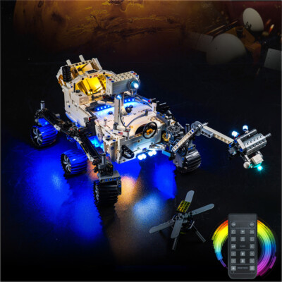 LocoLee LED Licht Kit für Lego 42158 Technic NASA Mars Rover Perseverance Dekor