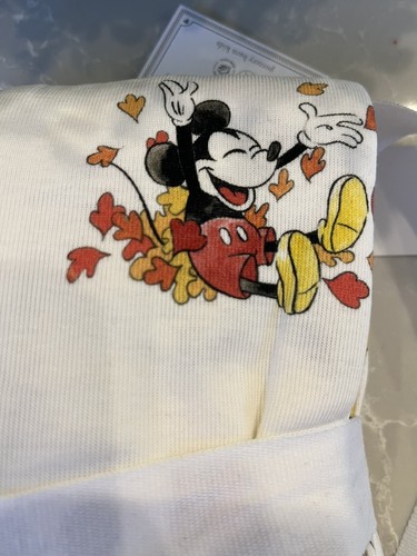 Pottery Barn Kids Mickey Minnie Mouse Thanksgiving Turkey 🦃 Pajamas Size 4 ~NWT - Picture 5 of 7