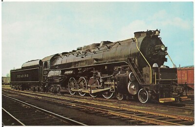 Reading Locomotive #2124 at Shops in Reading PA Postcard