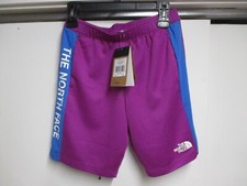 THE NORTH FACE YOUTH ATHLETIC SHORTS XL 14-16 NWT PURPLE CACTUS FLOWER SHARP 