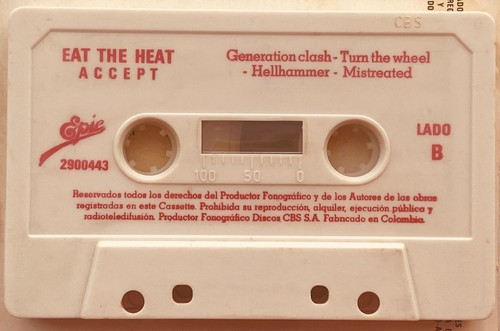 Accept - Two Ultra Rare Original Epic Colombia Cassettes Tape - Picture 15 of 16