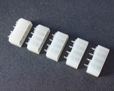 5x Molex 4 Pin Pins Computer Power Connector PCB Straight Socket for Hard Drive