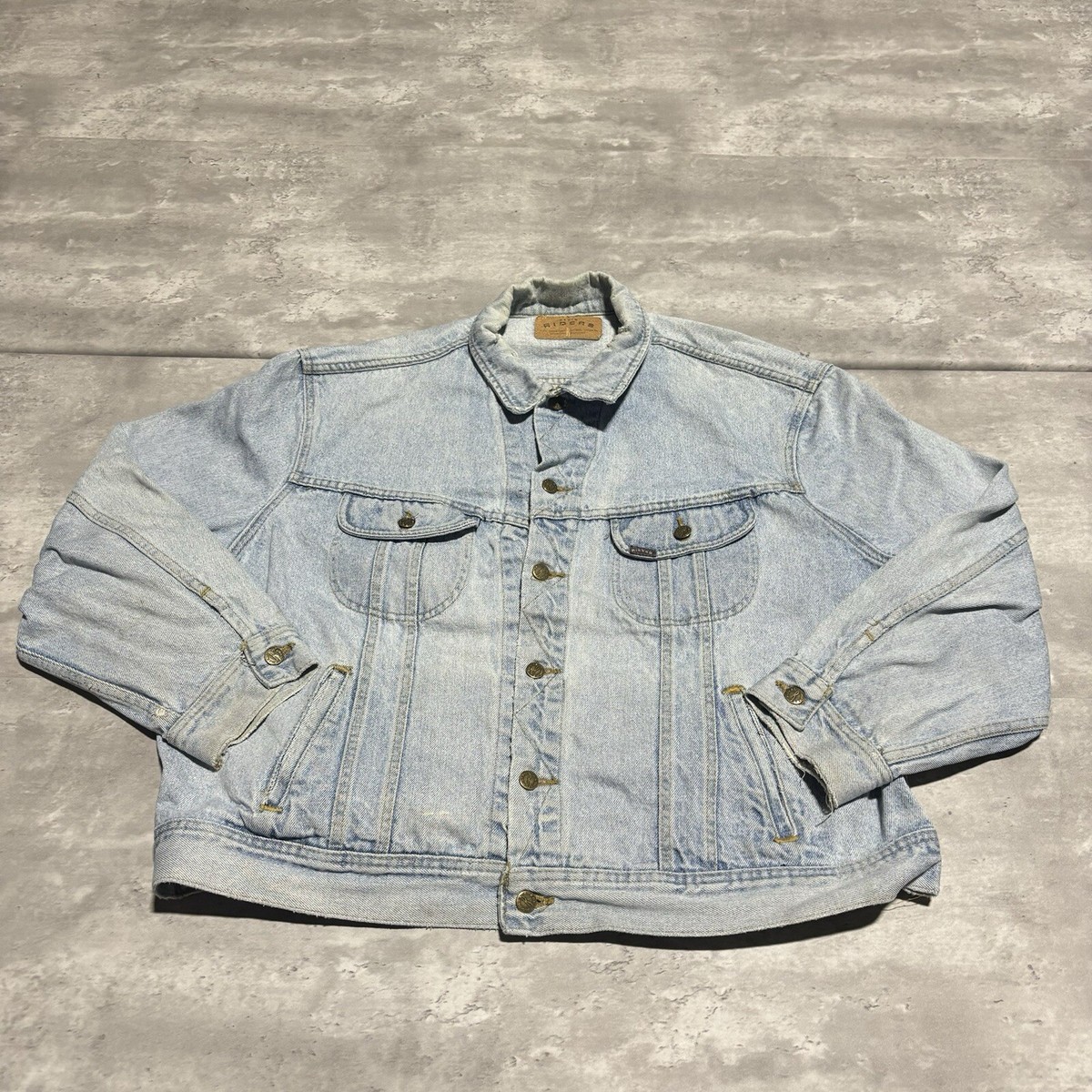 Leeデニムジャケット　希少な2Xサイズ（XXL） Vintage Lee Denim Jacket Men's 2XL XXL Blue Trucker Cotton