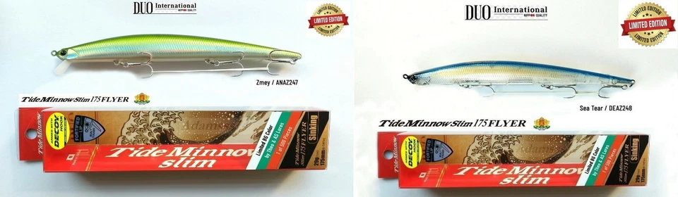 DUO Tide Minnow Slim 175 FLYER Nuovo 2023 Acqua Salata Pesca ,Hard Bait ,Seabass - Immagine 3 di 4