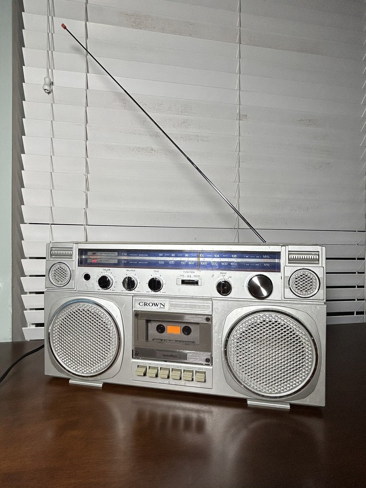 Crown CSC58F Vintage Boombox eBay