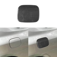 For Toyota Corolla 07-13 Exterior Door Fuel Tank Gas Cap Cover Carbon Fiber Trim