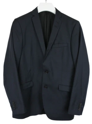 Tiger Of Sweden Jarrie Blazer Herren (Eu) 50 Wolle Kerbe Doppel Belüftet Blau - Bild 1 von 4
