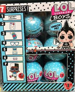 Lol sorpresa Boy Muñeca. Lote de 12 bolas azules de caso con caja de presentación en la mano l.o.l. Nuevo | eBay